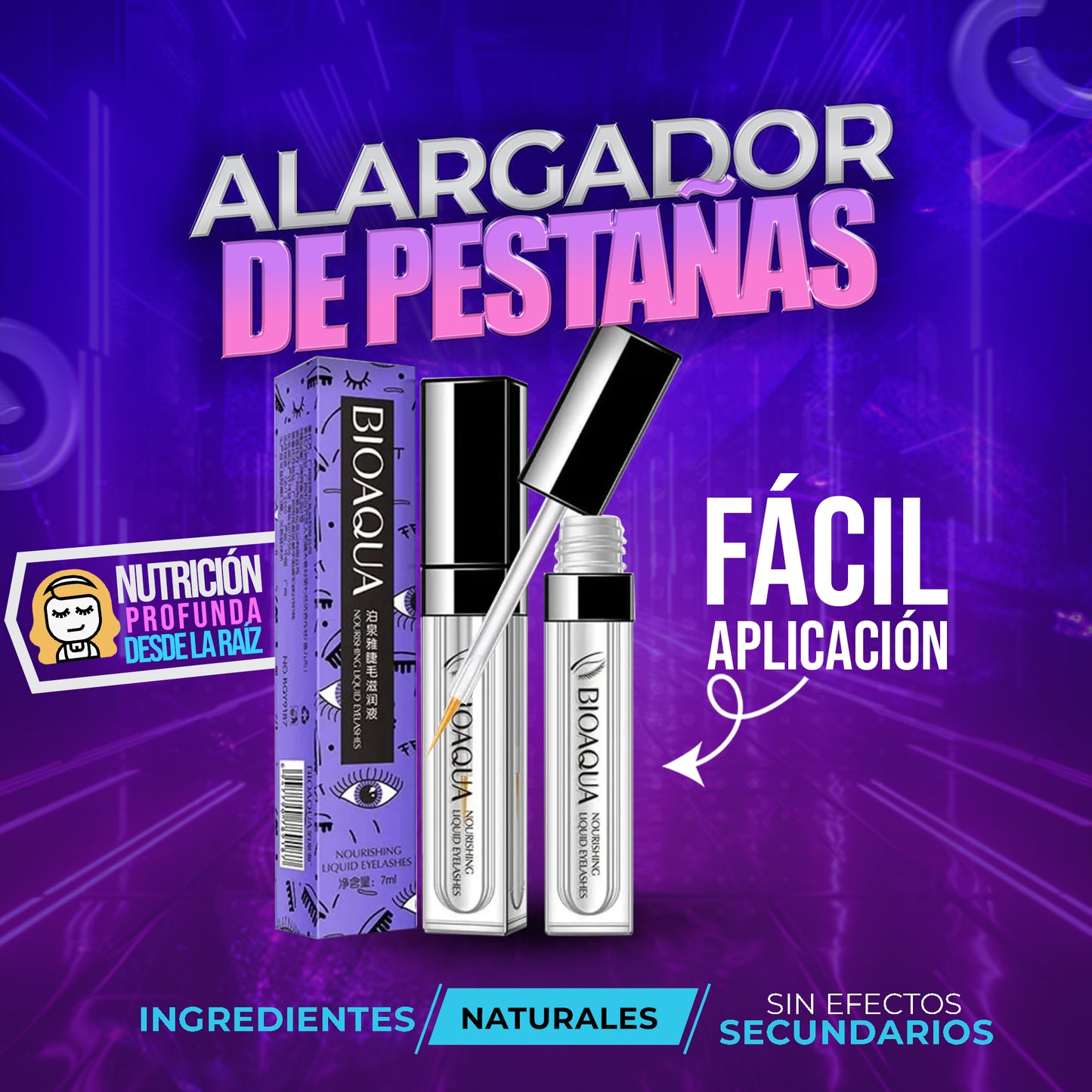 Serum de Crecimiento: Realza tus pestañas de forma natural y sin complicaciones