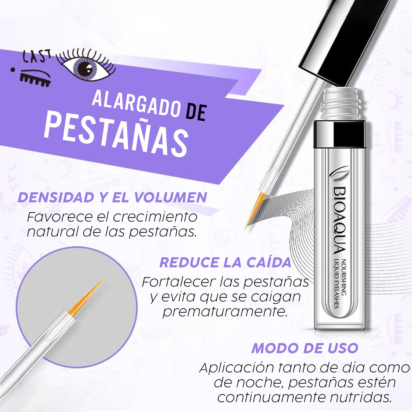 Serum de Crecimiento: Realza tus pestañas de forma natural y sin complicaciones