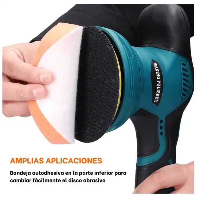 Pulidora Inalámbrica 8V – ¡Tu Auto Brilla Como Nuevo En Casa! ⚙️