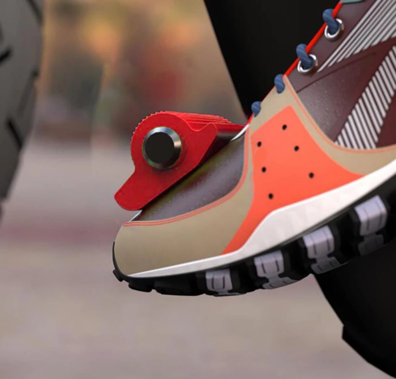 Gray helmet for bikers