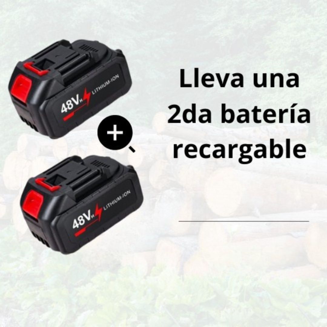 Mini motosierra portátil: con doble batería y fácil de usar 🪚