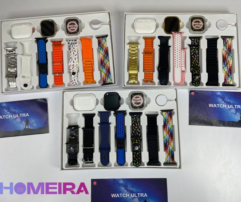 Smartwatch I20 Ultra Max ⌚+ 7 correas de colores.