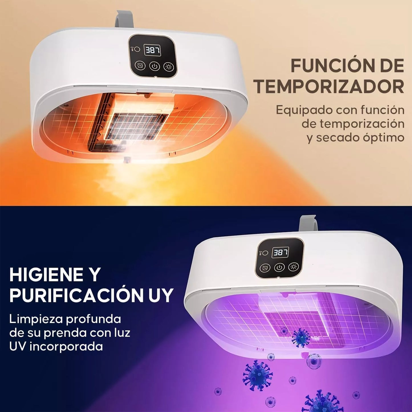 Secador de Ropa Portátil TurboSec: ¡Seca tu ropa más rápido y sin complicaciones! 👕🎐