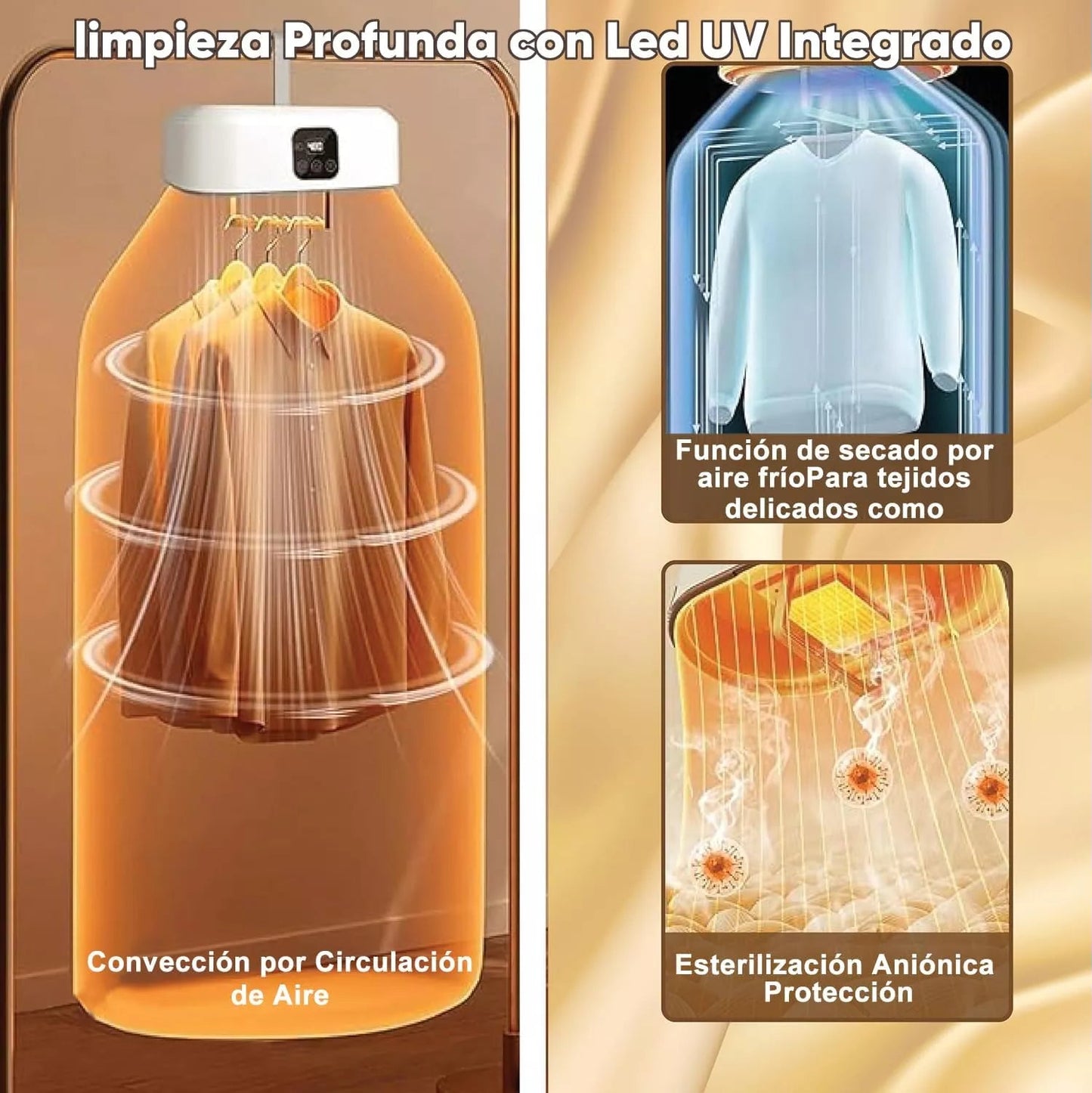Secador de Ropa Portátil TurboSec: ¡Seca tu ropa más rápido y sin complicaciones! 👕🎐