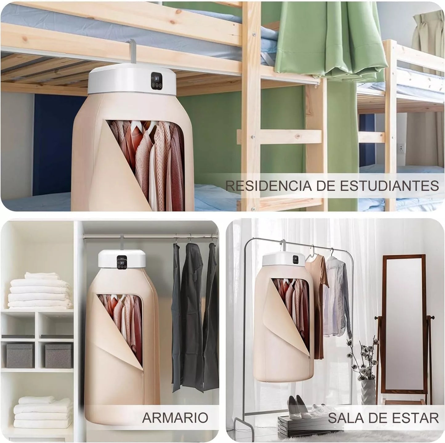 Secador de Ropa Portátil TurboSec: ¡Seca tu ropa más rápido y sin complicaciones! 👕🎐