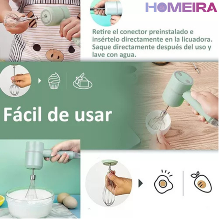 Batidor y Picador Eléctrico 👩🏻🍳 ¡Cocina rápido y fácil!