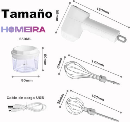 Batidor y Picador Eléctrico 👩🏻🍳 ¡Cocina rápido y fácil!