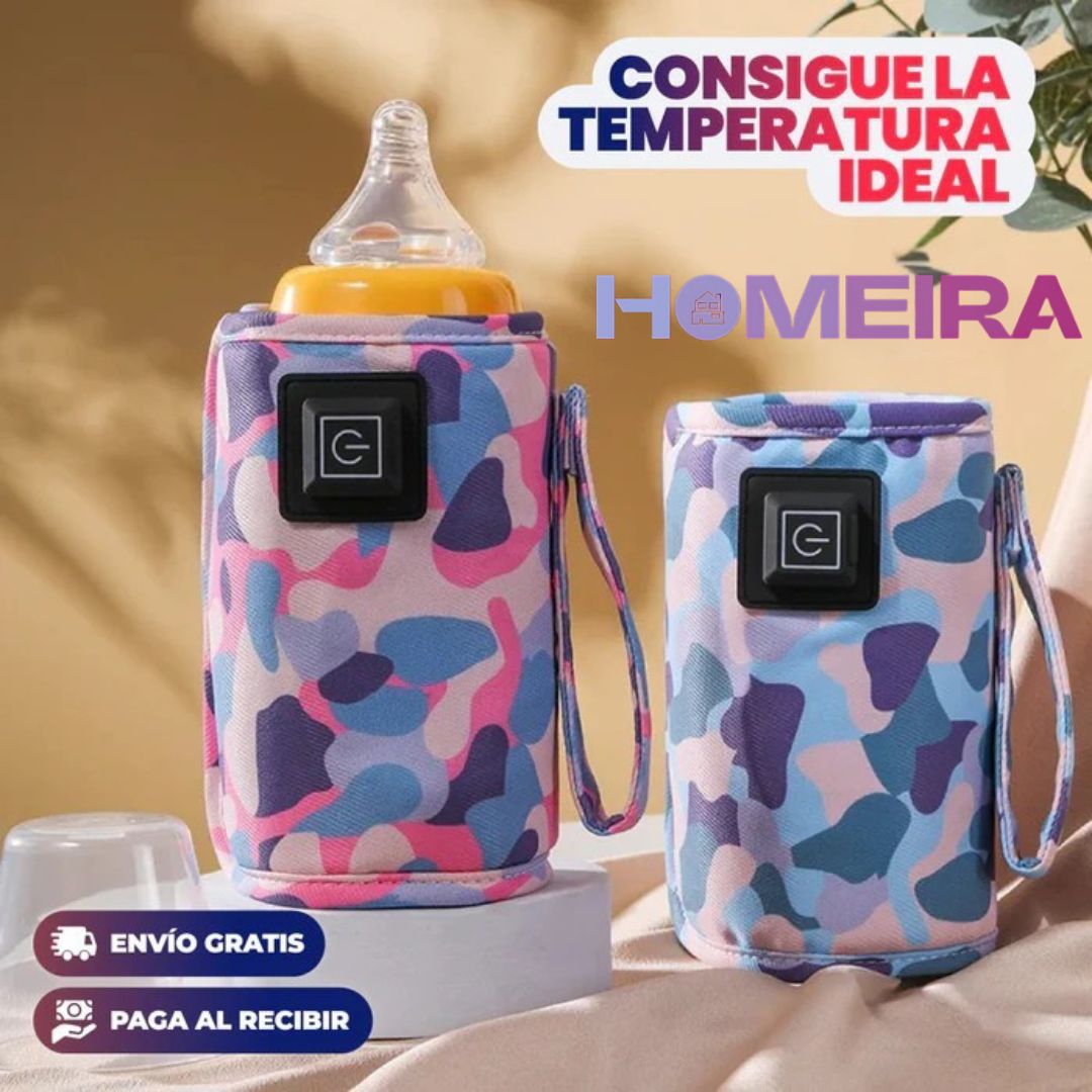 Calentador portátil para tetero con carga USB
