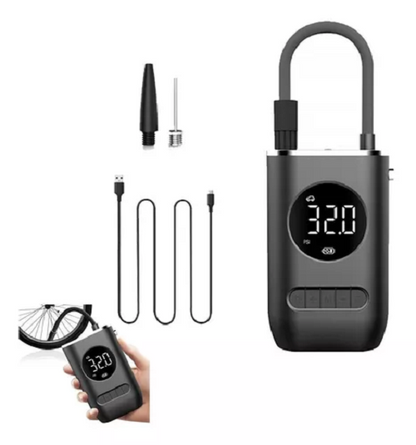 Compresor De Aire Portátil 💥 ¡Infla lo que necesites en segundos!