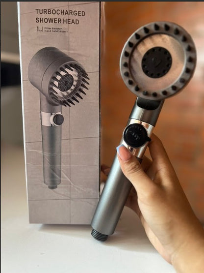 Cabezal Ducha 4 en 1: Relaja, Purifica, Ahorra y Masajea