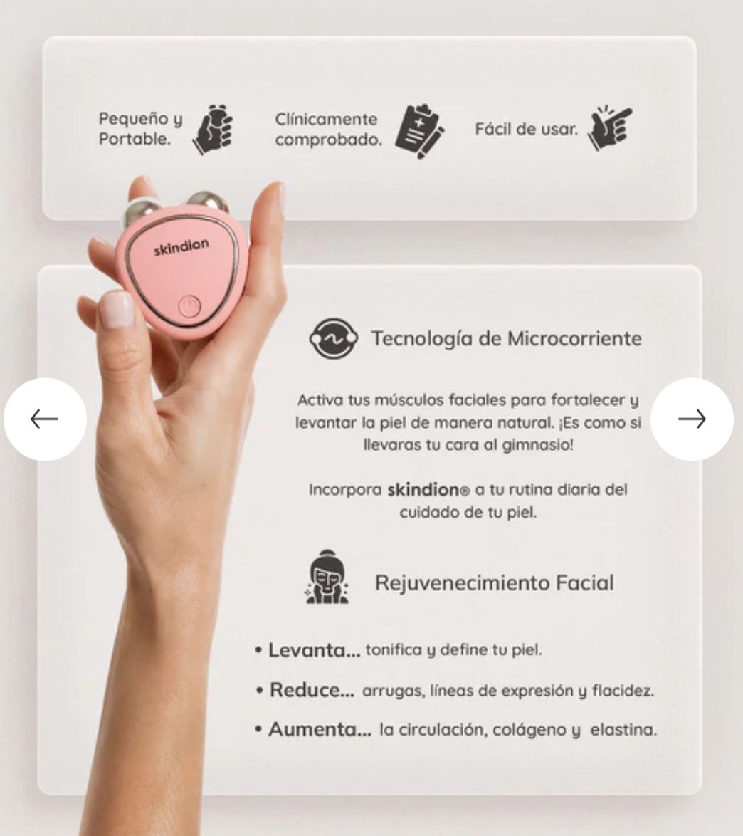 Skindion – Cuida tu Rostro con Tecnología de Microcorrientes en Casa