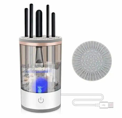 ✨ BrushBlast® – ¡Limpia y seca tus brochas en segundos + Manual de Maquillaje GRATIS! ✨