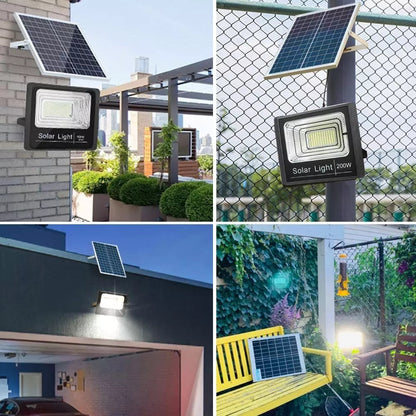 ¡Ilumina tu Hogar y Ahorra Energía!💡Reflector Solar LED +Control remoto ✨