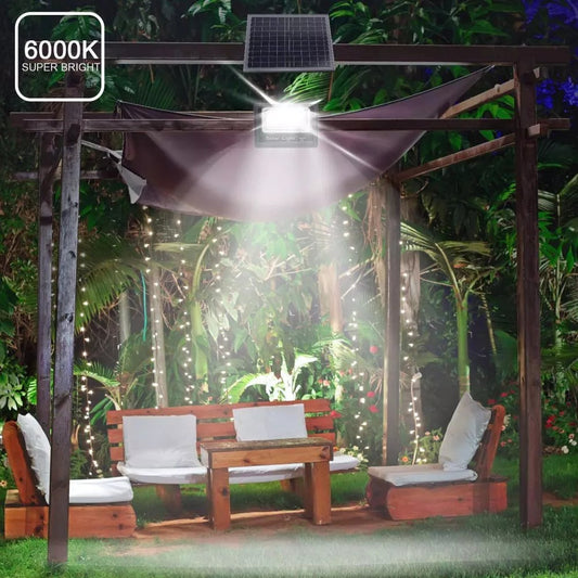 ¡Ilumina tu Hogar y Ahorra Energía!💡Reflector Solar LED +Control remoto ✨