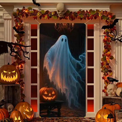 FORRO FUNDA PARA PUERTA HALLOWEN 🎃