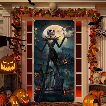 FORRO FUNDA PARA PUERTA HALLOWEN 🎃