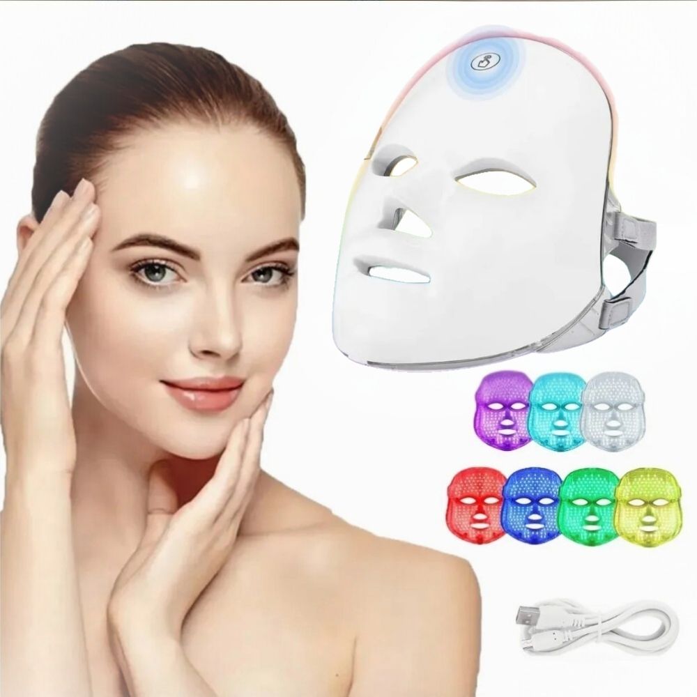 Mascara LED 7 en 1 👩🏻 con fototerapia