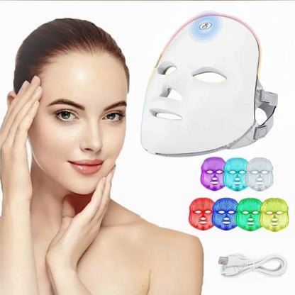 Mascara LED 7 en 1 👩🏻 con fototerapia