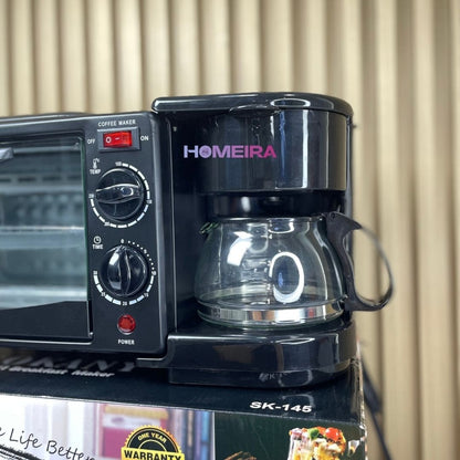 Horno, Café y Parrilla 3 en 1 🔥Despertar Sin Complicaciones 🌞