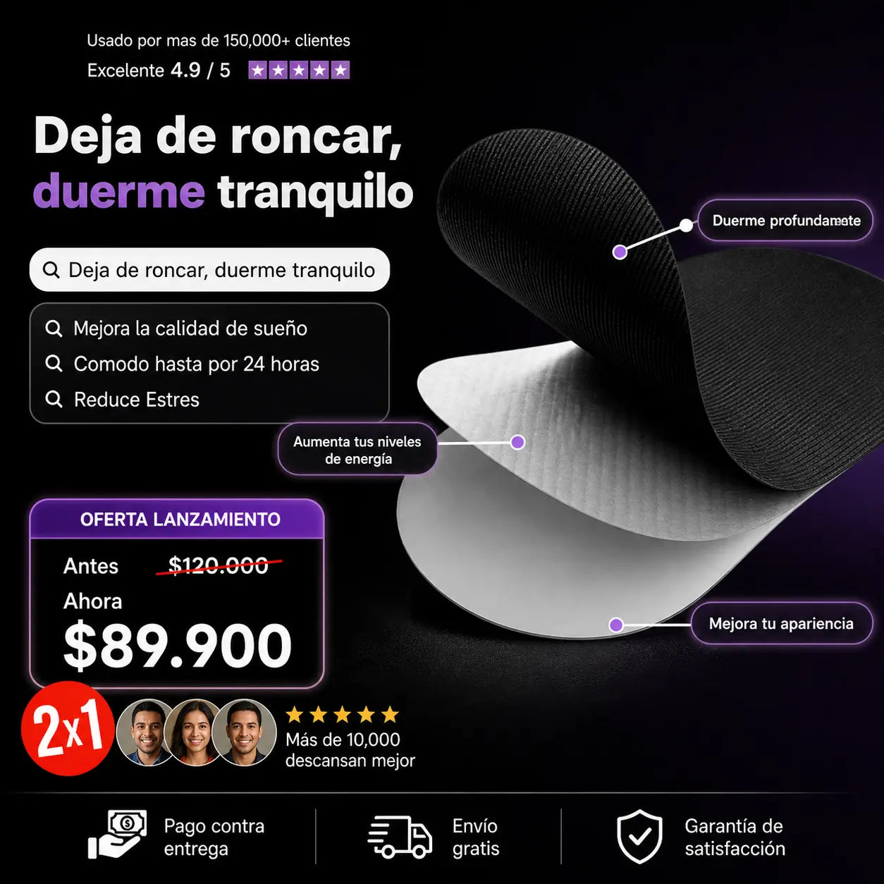 Parche Bucal Premium Tape: Descansa Mejor y Despierta con Más Energía