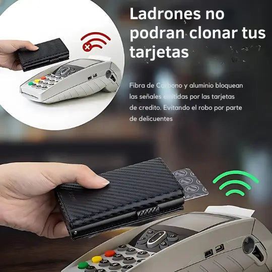 Billetera de Cuero Antirrobo – Seguridad y Estilo en un Solo Diseño