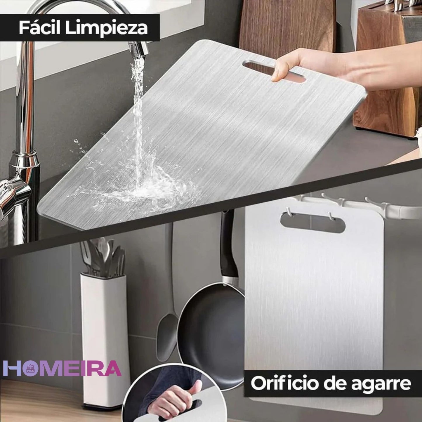 SteelBoard™ – La tabla de picar en acero inoxidable que dura para toda la vida