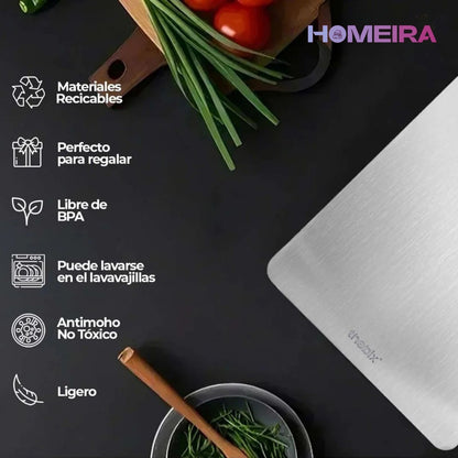 SteelBoard™ – La tabla de picar en acero inoxidable que dura para toda la vida