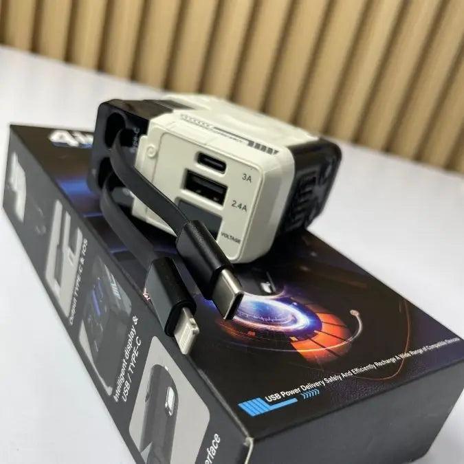 Cargador retráctil 4 en 1 🔌