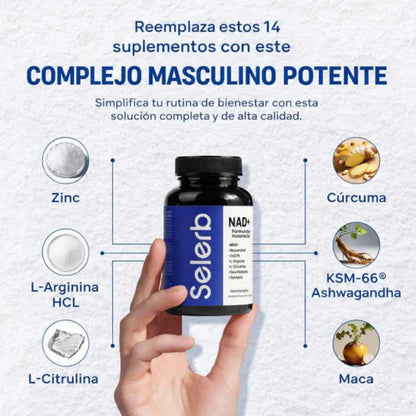 Selerb NAD+ For Men Pro: fórmula pensada para hombres que buscan rendir mejor