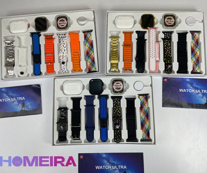 Smartwatch I20 Ultra Max ⌚+ 7 correas de colores.