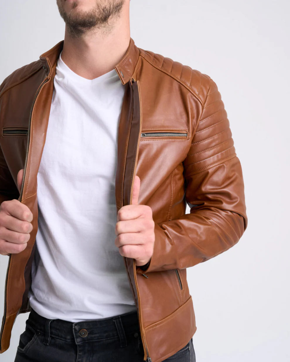 Chaqueta de Cuerotex para Hombre – Estilo que Eleva tu Presencia