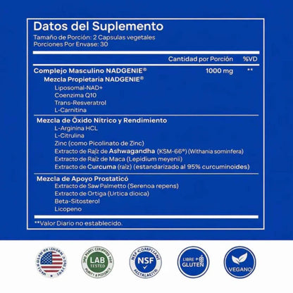 Selerb NAD+ For Men Pro: fórmula pensada para hombres que buscan rendir mejor
