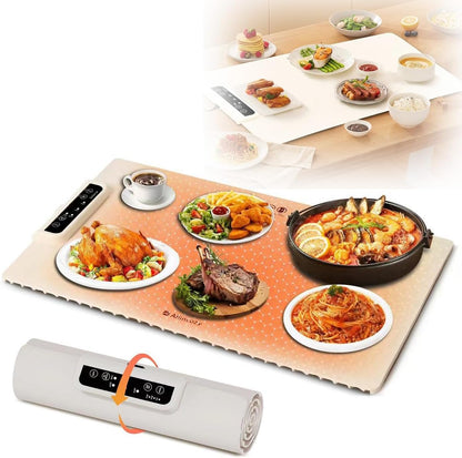 Tapete Calentador De Comida-Mantén tus platos calientes y listos en todo momento