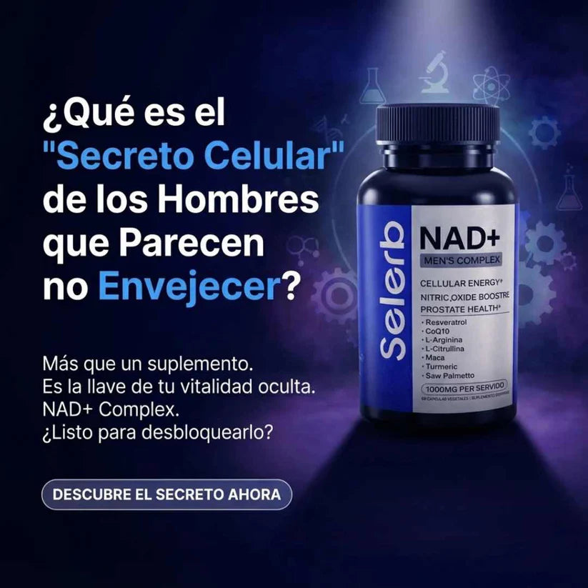 Selerb NAD+ For Men Pro: fórmula pensada para hombres que buscan rendir mejor