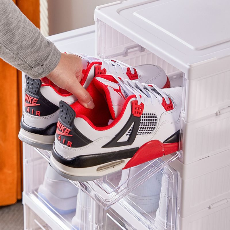 ¡Organiza tus zapatos y mercado! ahorra espacio👟🍎 mueble plegable 6 niveles