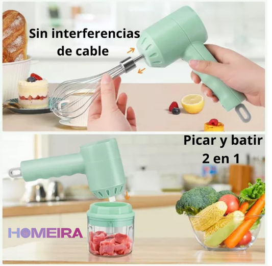 Batidor y Picador Eléctrico 👩🏻‍🍳 ¡Cocina rápido y fácil!