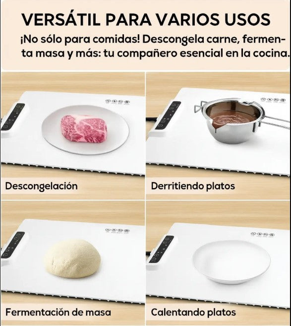 Tapete Calentador De Comida-Mantén tus platos calientes y listos en todo momento