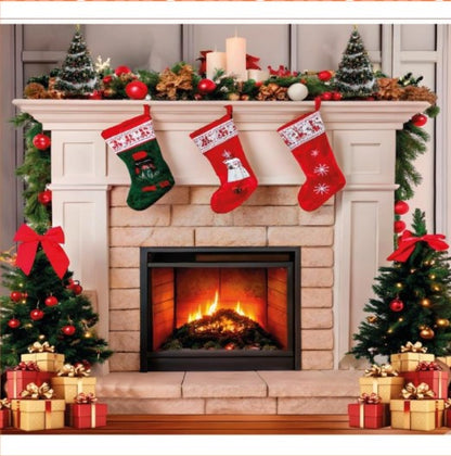 HolidayWall™ – Dale vida a tu hogar con un tapiz navideño fácil de instalar (2.5 m de ancho x 2.1 m de alto)