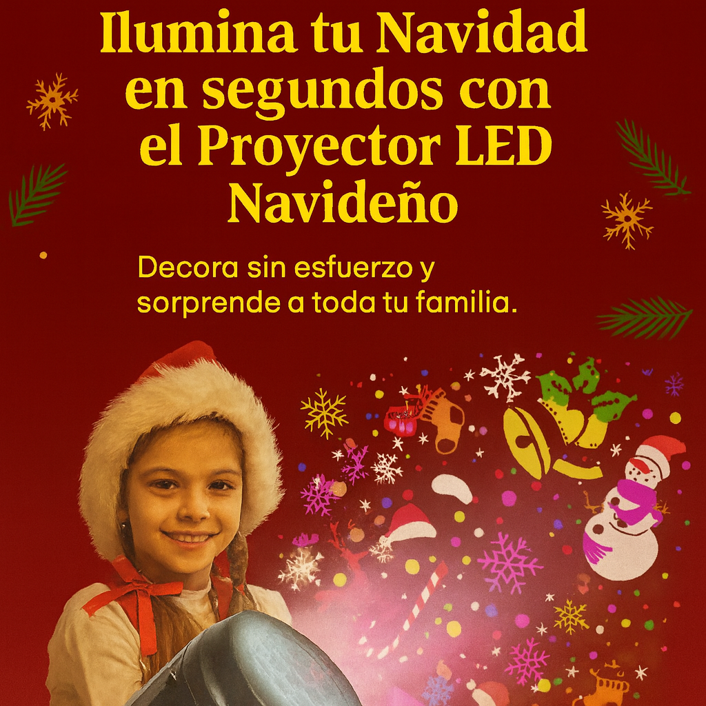 Proyector de navidad 🎄+ halloween 🎃
