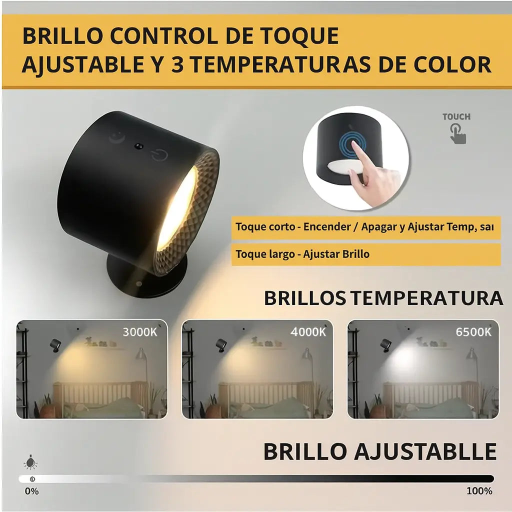 Lámpara LED 360° – Iluminación completa, moderna y de bajo consumo