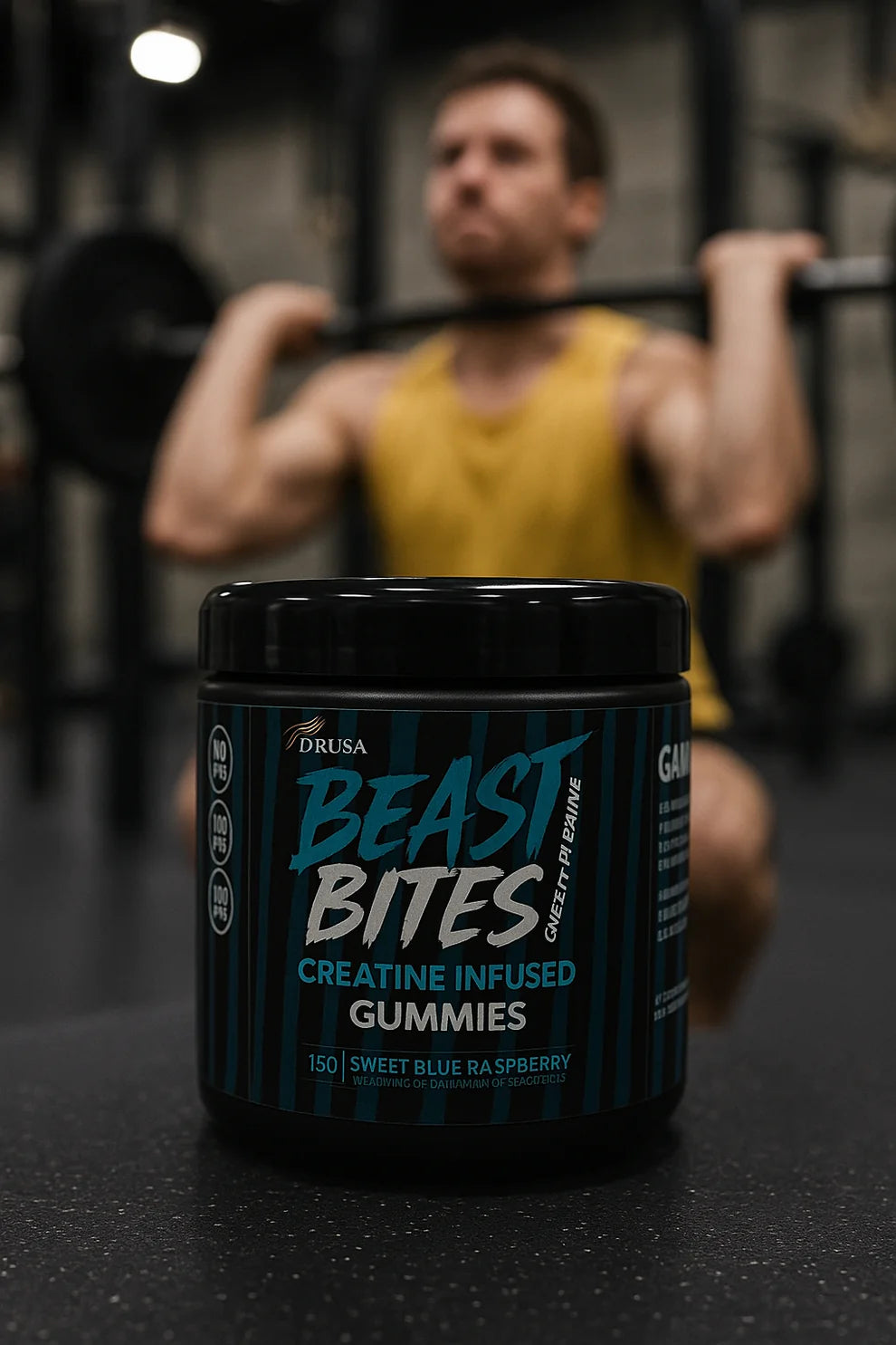 🦍 Beast Bites: Creatina en Gomitas para Potenciar tu Rendimiento