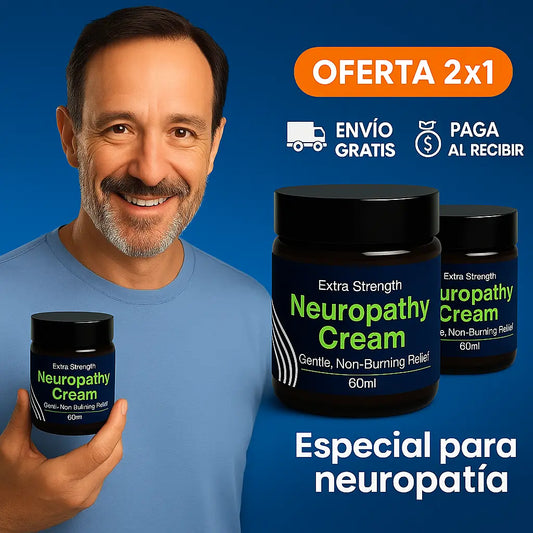 Migrastil™ Crema 2x1: Alivio Rápido para Hormigueo, Ardor y Sensibilidad en Pies y Manos