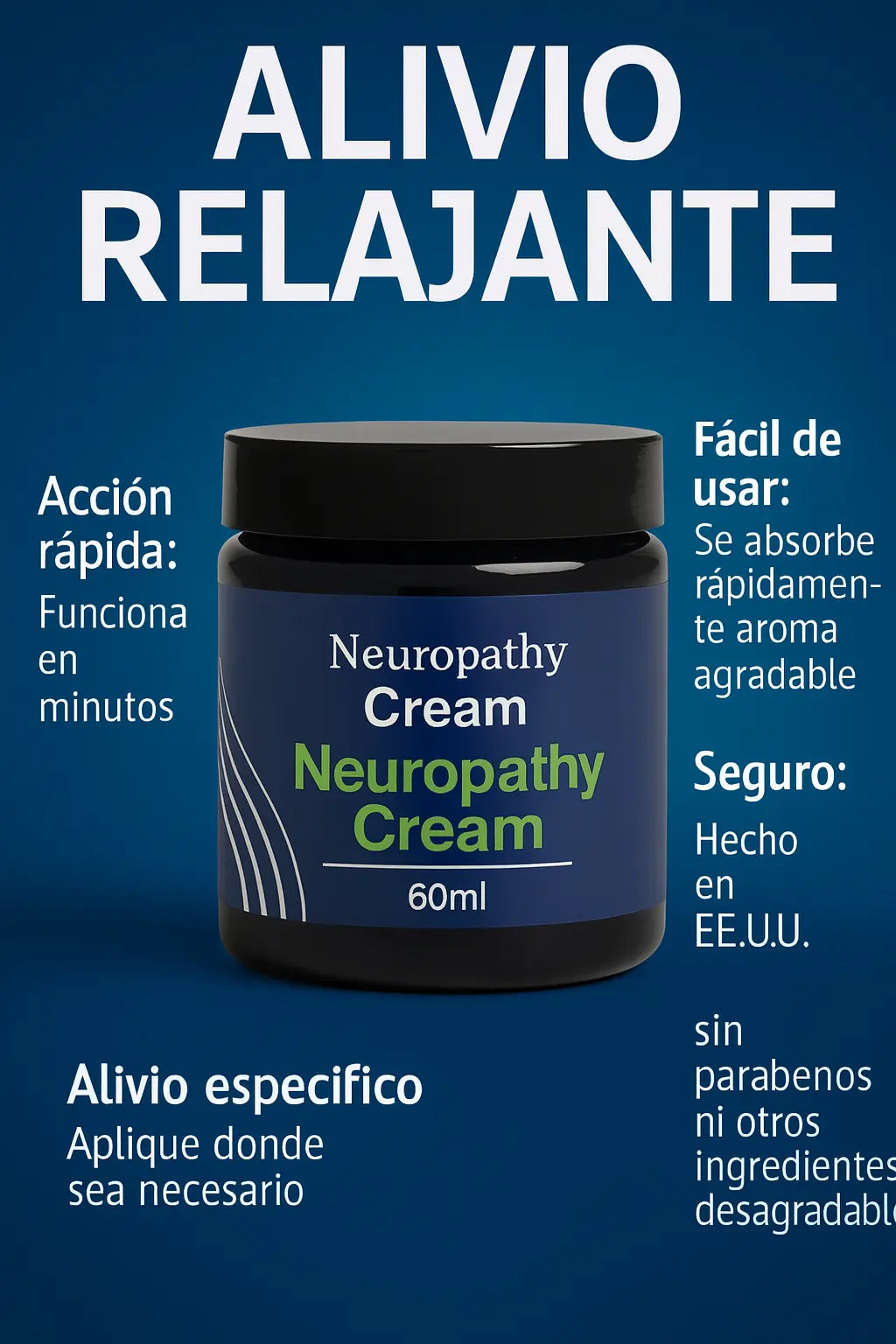 Migrastil™ Crema 2x1: Alivio Rápido para Hormigueo, Ardor y Sensibilidad en Pies y Manos