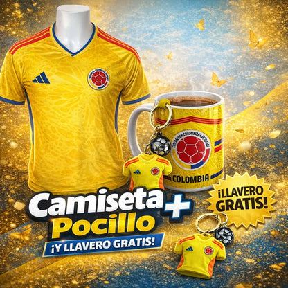 Apoya a la Selección Con Tu Camiseta Y Lleva De Regalo Pocillo y Llavero