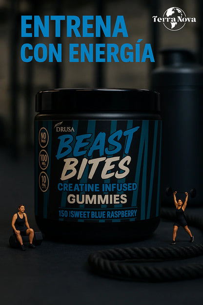 🦍 Beast Bites: Creatina en Gomitas para Potenciar tu Rendimiento