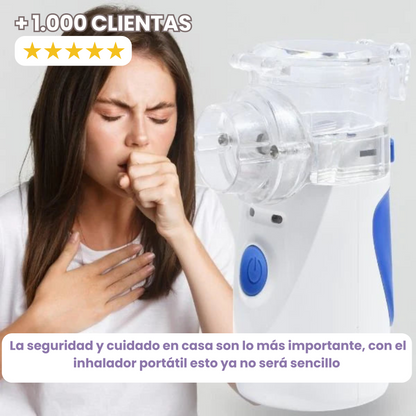 Nebulizador Portátil 🤧Alivio Respiratorio en Cualquier Momento