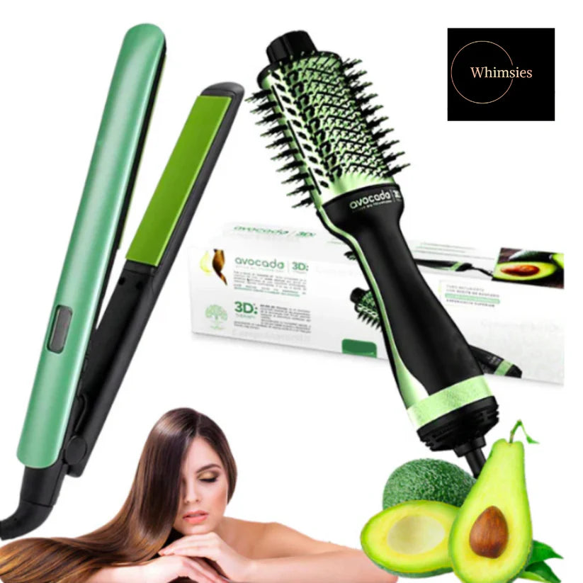 ¡Adiós friz! 💁🏻‍♀️ Cepillo Secador y plancha de Aguacate 🥑