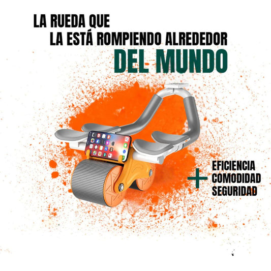 Rodillo abdominal 💪🏻: con rebote automático y pantalla inteligente