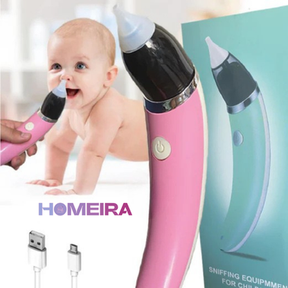 Aspirador Nasal Eléctrico🤧: Alivio Seguro y Rápido para la Congestión de tu Bebé 👶🏻