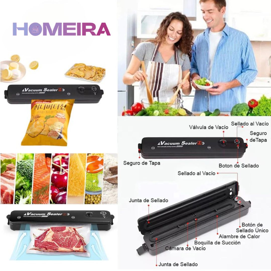 Sella-2: Conserva tus alimentos frescos hasta 25 días con solo un botón